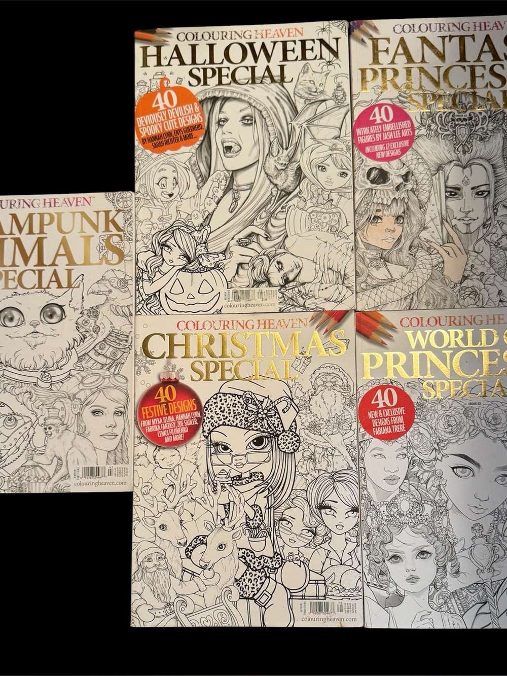 Christmas Special Coloring Book - White